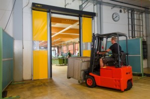 Das Schnelllauftor NOVOSPRINT ist das schnellste Industrietor der Welt