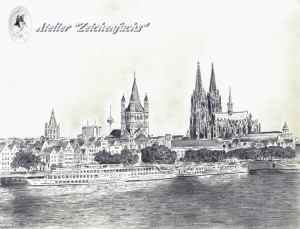 Zeichenfuchs - Bleistiftzeichnung vom Foto