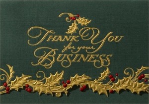 Weihnachtskarten für Firmen