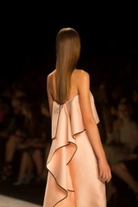 Monique Lhuillier Spring / Summer 2015 Collection, Hair by Bob Recine for Moroccanoil©, Photography: Stephen Churchill Downes for Moroccanoil©