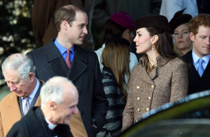 Willam und Kate im Weihnachten