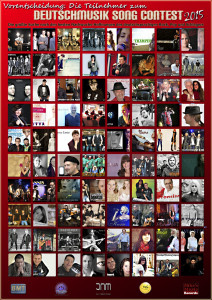 Deutschmusik Song Contest 2015 - Die Teilnehmer stehen fest