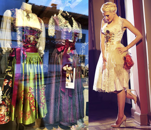 Edle Dirndl, Schmuck und Accessoires aus der Dirndleria® Boutique in der Rosenstraße im bayerischen Tegernsee