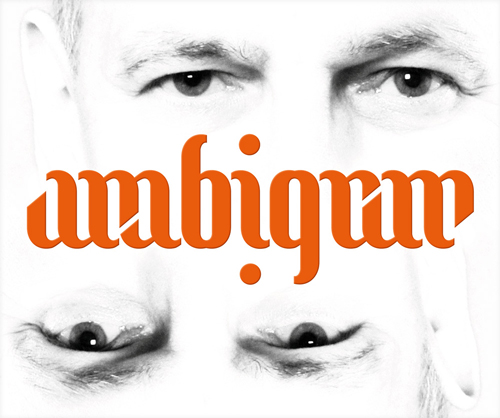 Bei Roland Scheils Ambigrammen sieht man auch im Kopfstand keinen Unterschied