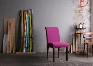 Esszimmerstühle mit Designerstoffen