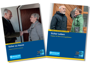 Broschüren "Sicher zu Hause" und "Sicher leben"