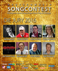 Musikpreis deutschsprachiger Rock-Pop und Schlager - Deutschmusik Song Contest - Die Jury 2016