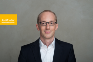 Axel Ensinger, CPO bei der JobRouter AG, ist stolz auf das JobRouter Wachstum 2016