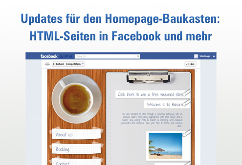 Alfahosting Homepage Facebook Fanpage Apps