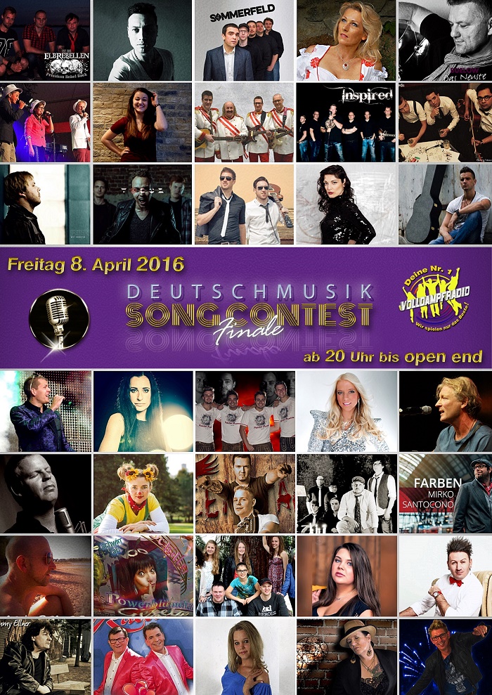 Deutschmusik Song Contest - Musikpreis deutschsprachiger Rock-Pop und Schlager Finale 2016