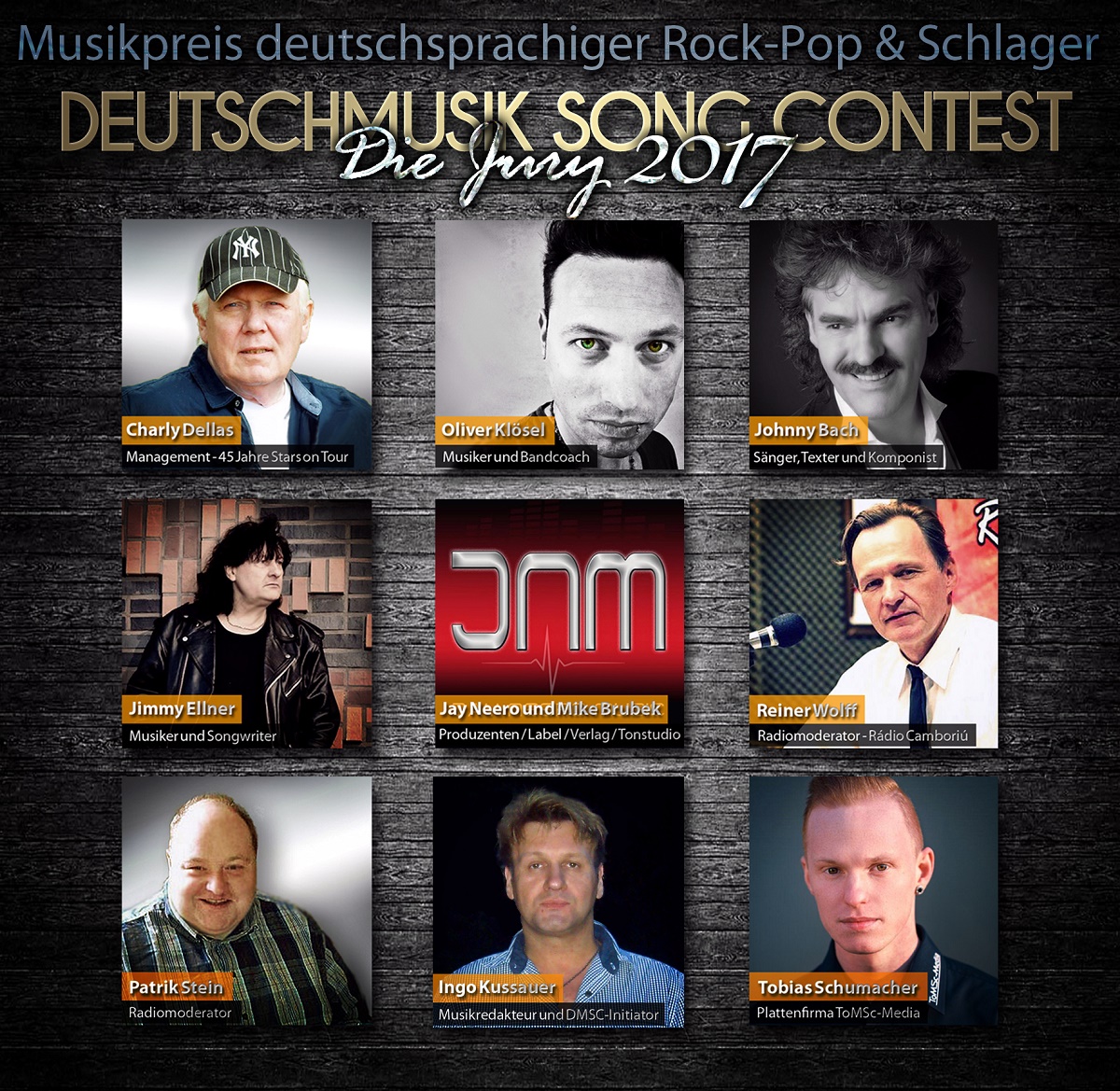 Das ist die „Deutschmusik Song Contest“-Jury 2017