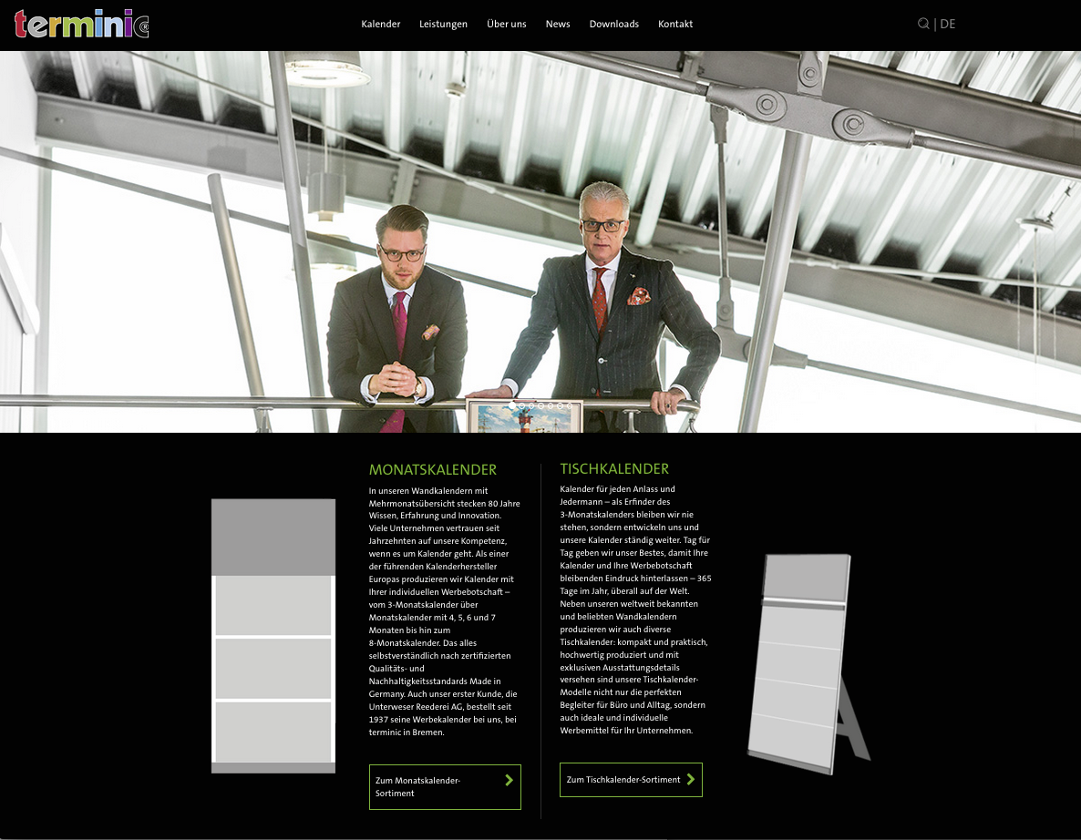 terminic Website-Relaunch