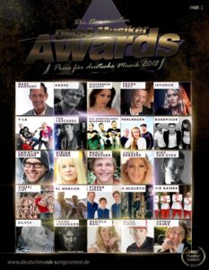 Deutschmusik-Awards - die Nominierten 2018 No.1