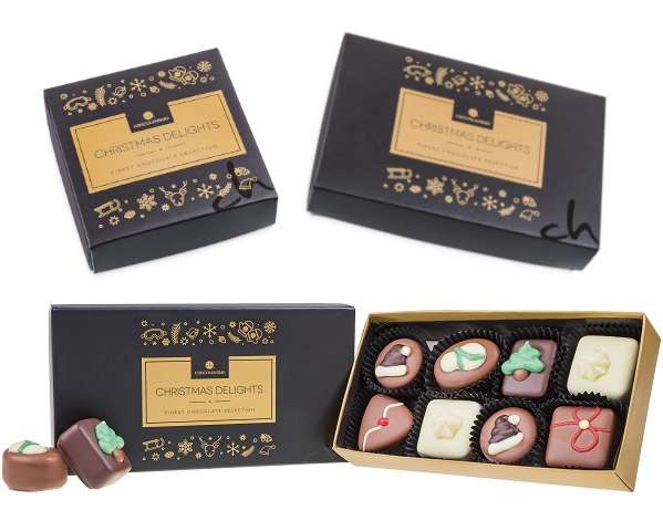 Christmas-Delights Innovative Weihnachtsgeschenke aus bester Schokolade