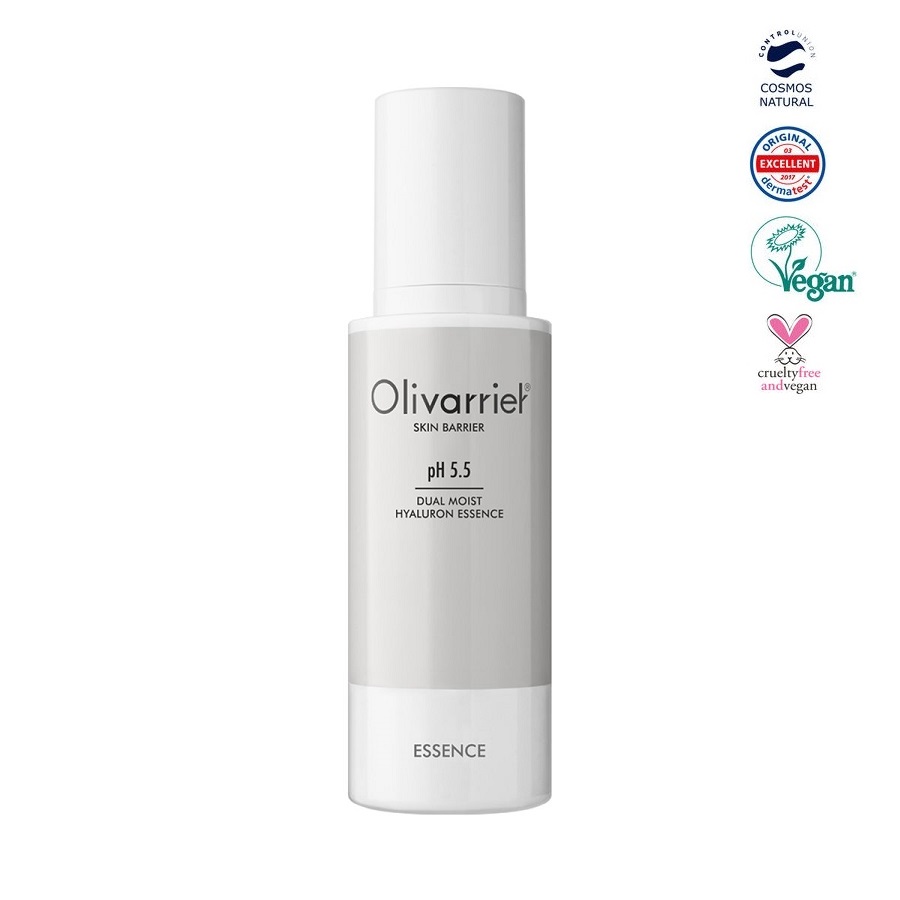 olivarrier - dual moist hyaluron essence - vegane koreanische kosmetik