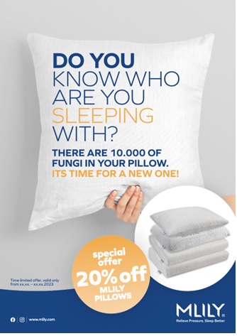 pillow <strong>Mlily startet die Kampagne </strong>“<strong>Weißt du, mit wem du schläfst?</strong>„<strong> Kissen-Kampagne</strong>